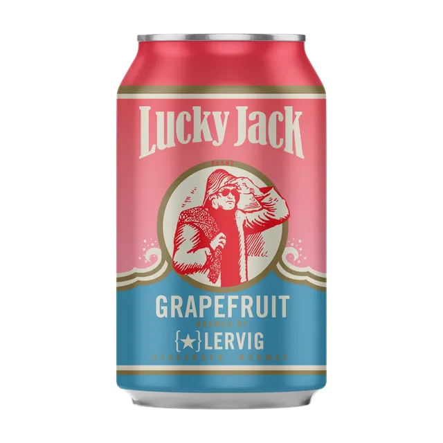 Lervig Lucky Jack Grapefruit pale ale 44 cl frisk