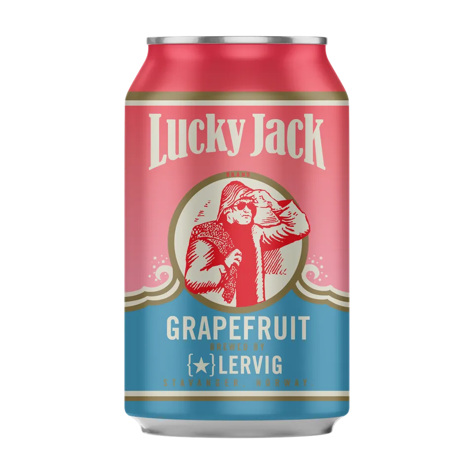 Lervig Lucky Jack Grapefruit pale ale 44 cl frisk