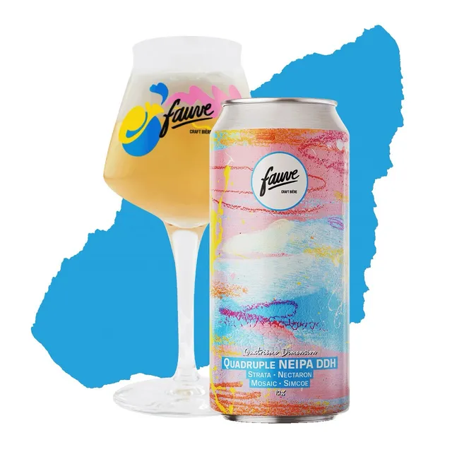 Fauve Quatrième Dimension Quadruple NEIPA 44 cl 12 %