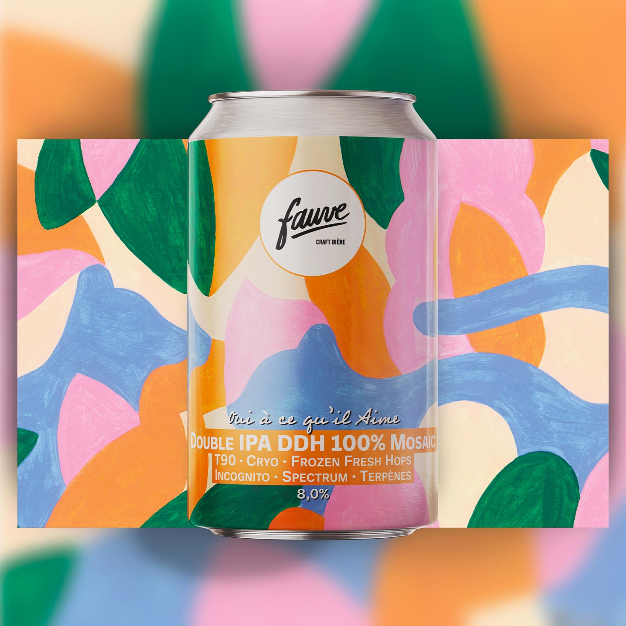 Fauve Oui à ce qu'il Aime double IPA øl boks 33 cl mosaic