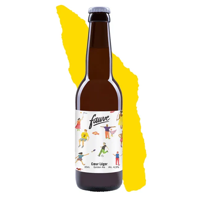 Fauve Cœur Léger golden ale øl flaske 33 cl sitrus
