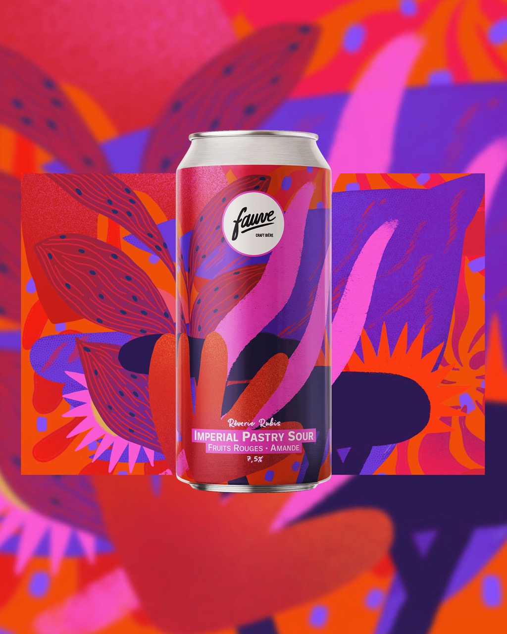Fauve Rêverie Rubis pastry sour boks 44cL 7,5% bær