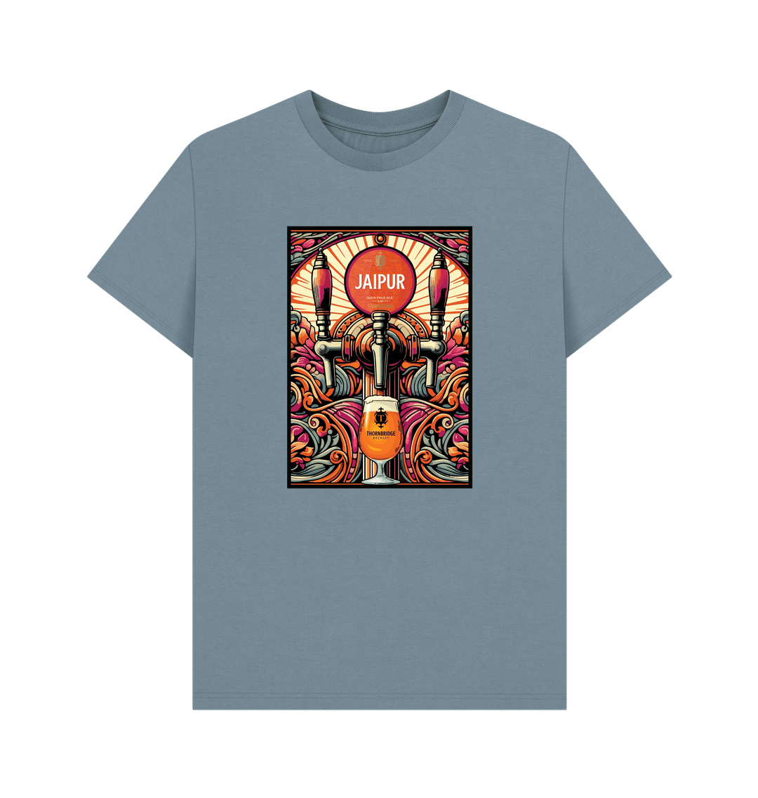 Thornbridge Jaipur Keg t-skjorte denimblå