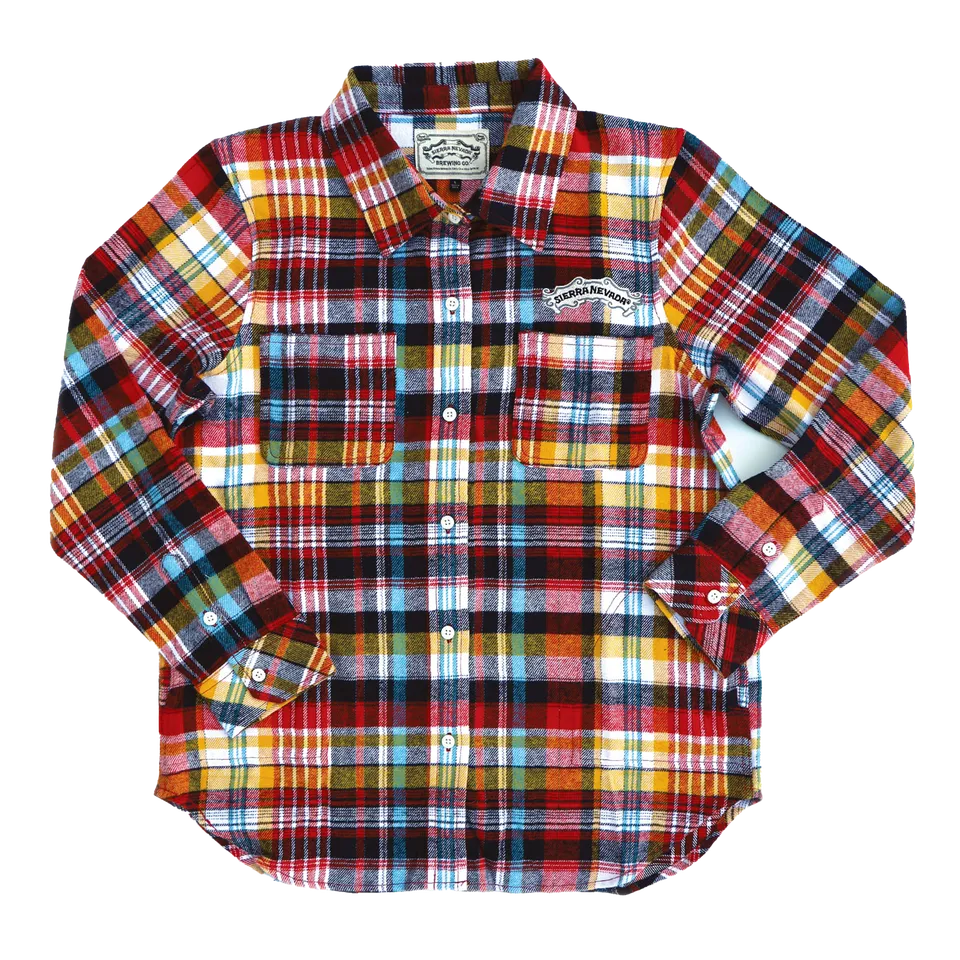 Sierra Nevada Plaid flanellskjorte dame rutet bomull