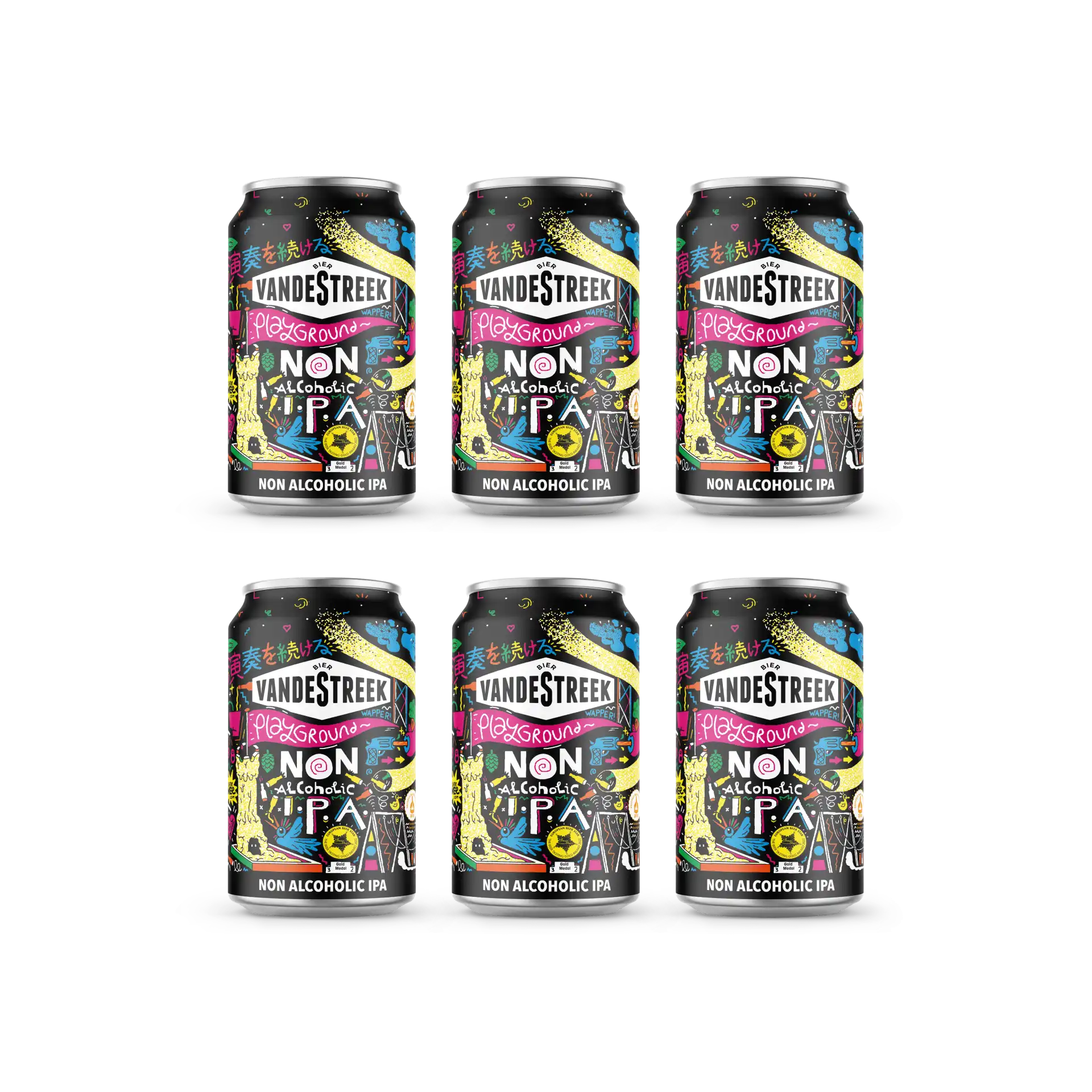 Vanderstreek Playground alkoholfri IPA 33cl boks