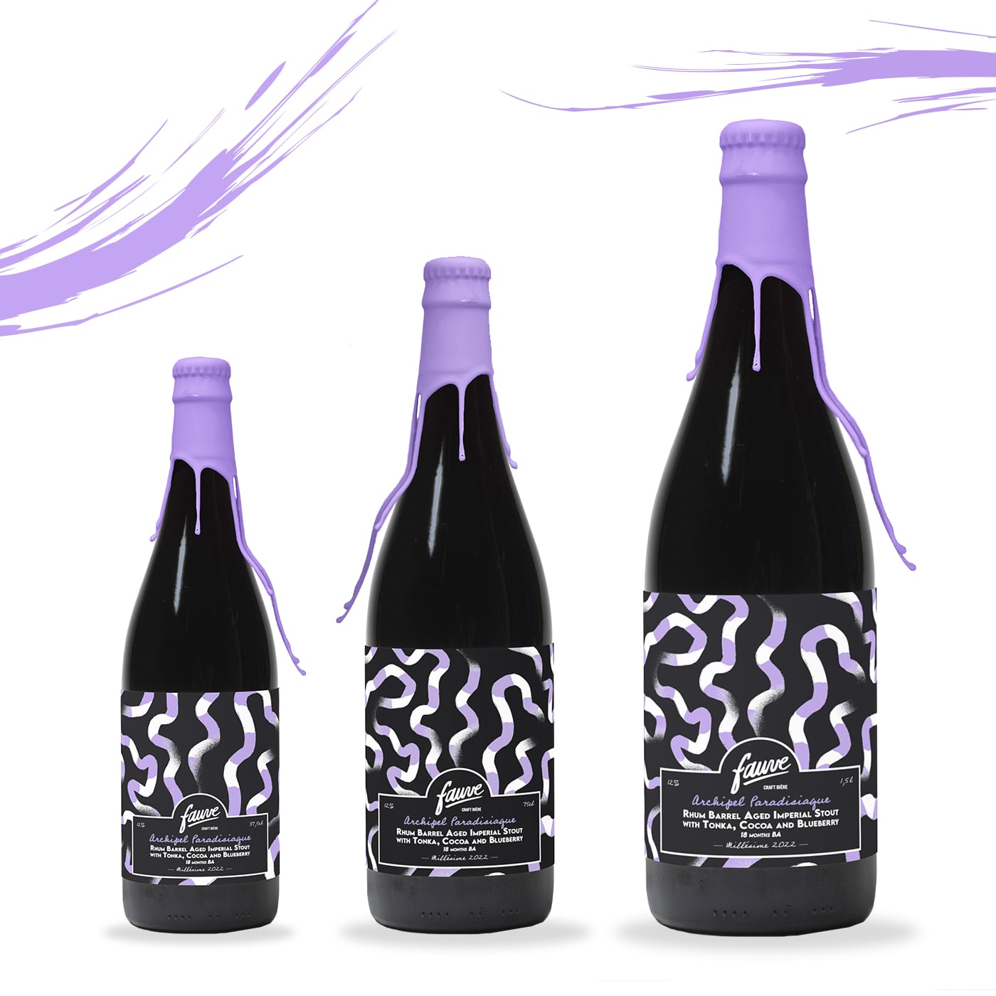 Fauve Archipel Paradisiaque imperial stout 37,5 cl fat