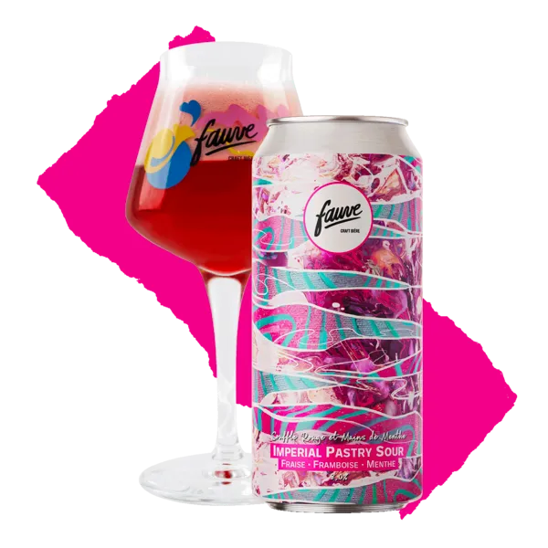 Fauve Souffle Rouge Imperial Pastry Sour boks 44cl 8%