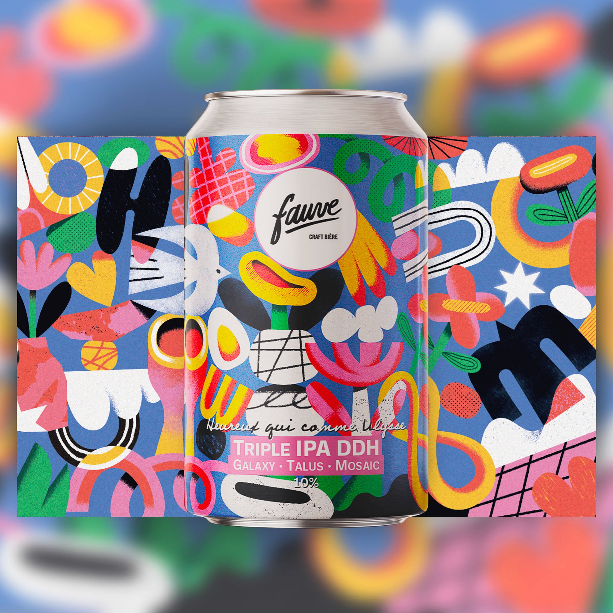 Fauve Heureux qui comme Ulysse trippel IPA øl 33cL