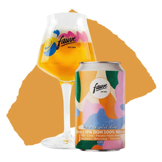 Fauve Oui à ce qu'il Aime double IPA øl boks 33 cl mosaic