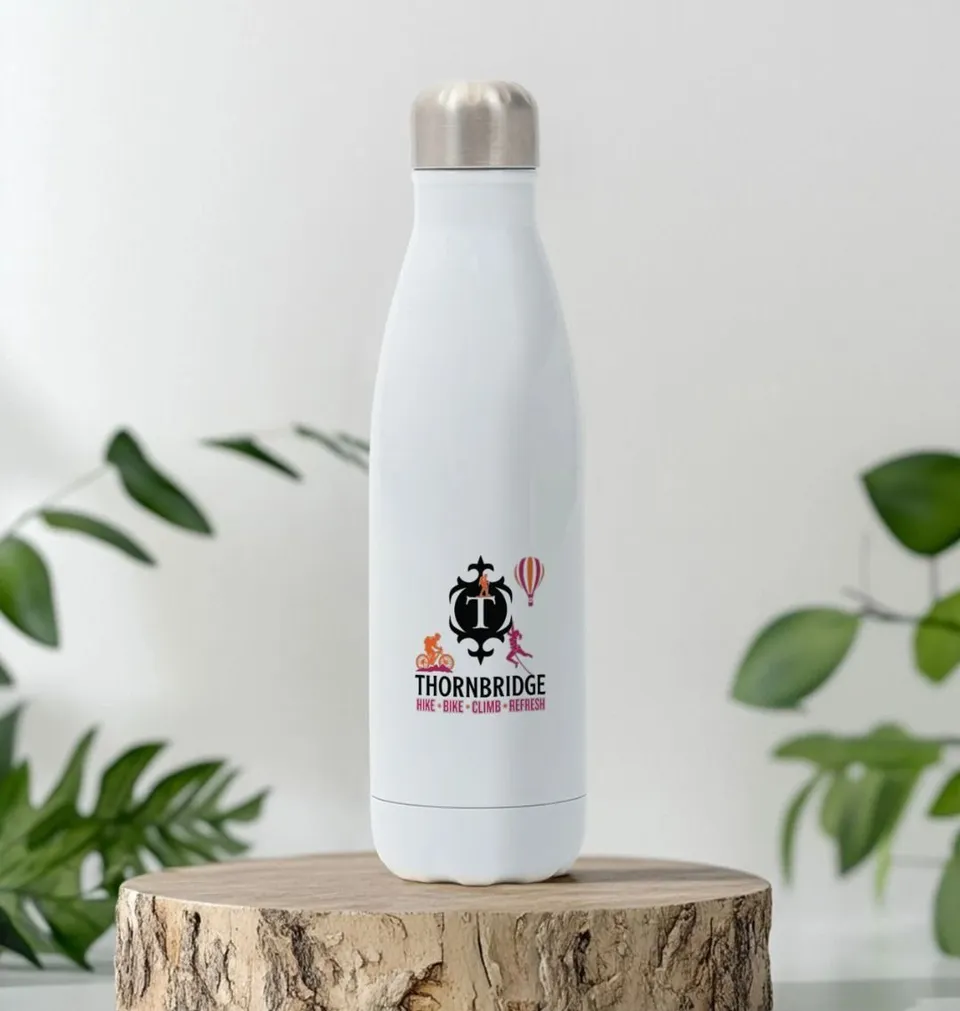 Thornbridge Hike Bike Climb Refresh vannflaske 500 ml hvit