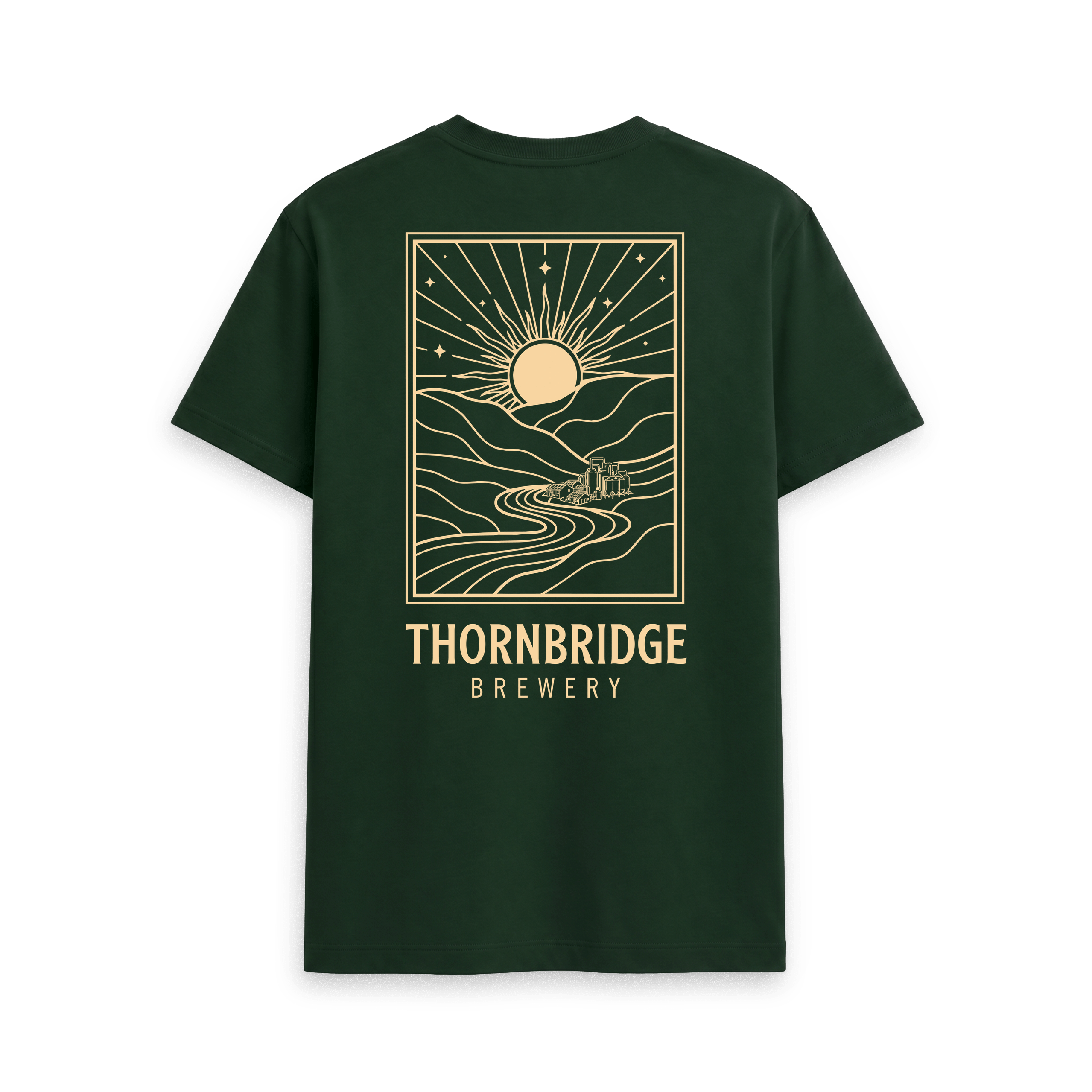 Thornbridge Peak District t-skjorte Evergreen økologisk