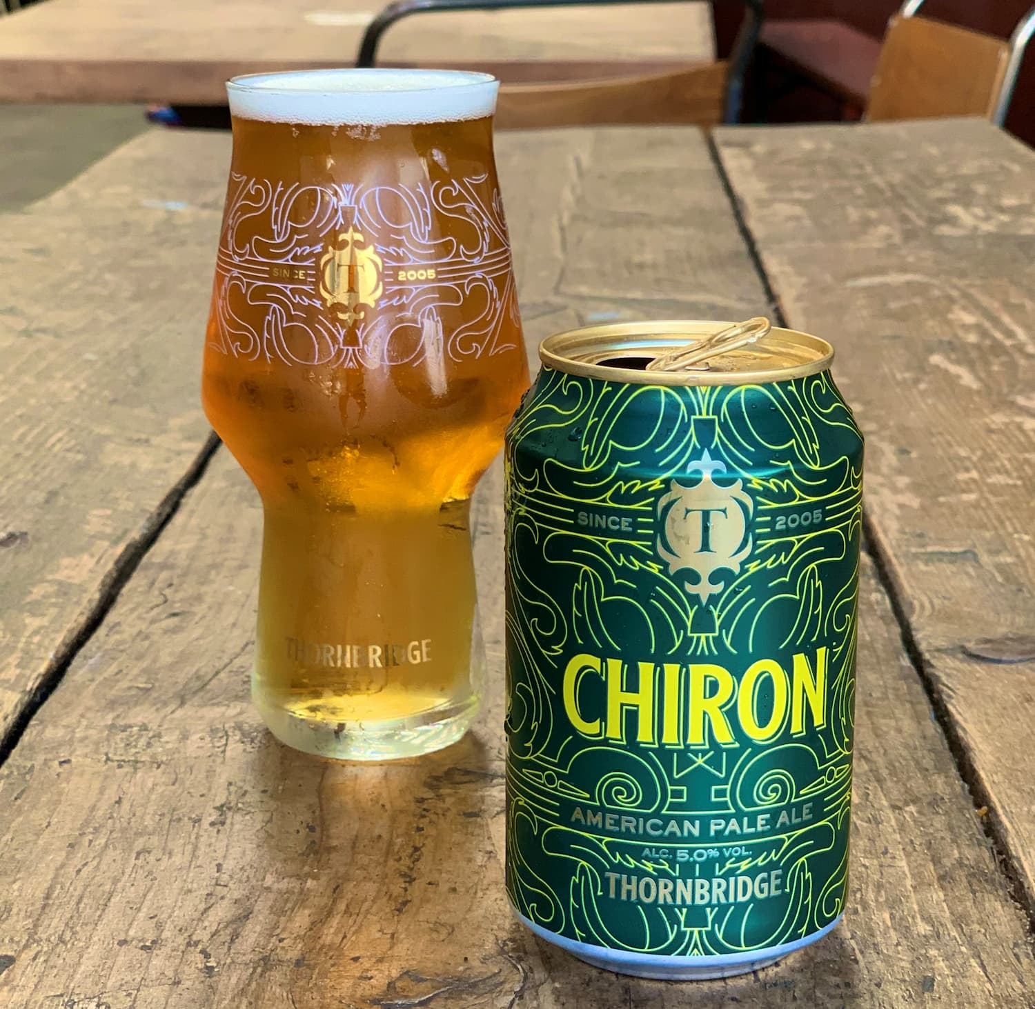 Thornbridge Chiron pale ale boks 5,0 prosent furu