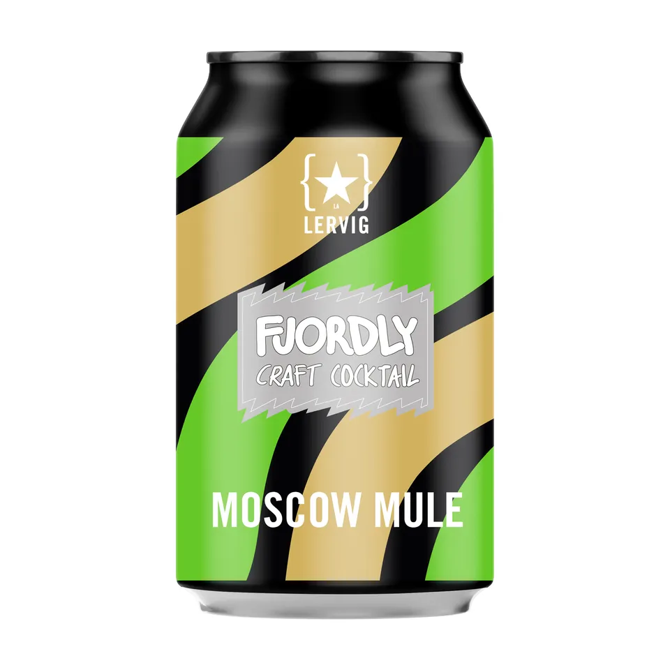Lervig Moscow Mule øl boks 33cl lime ingefær