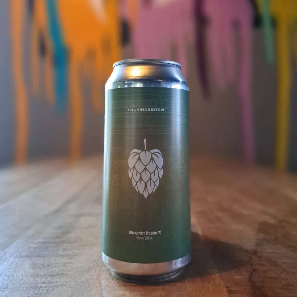 Folkingebrew Blueprint Idaho 7 Hazy Double IPA boks 8,5 prosent