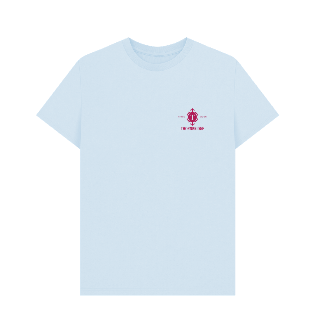 Thornbridge Jaipur Back Print t-skjorte hvit økologisk