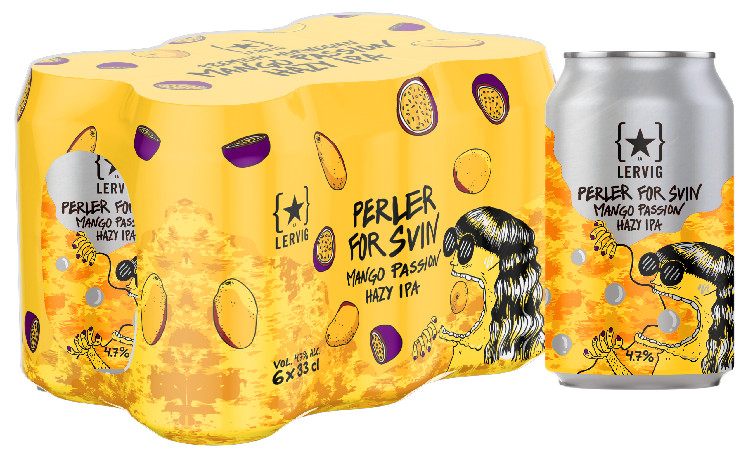 Lervig Perler for Svin Mango Passion surøl boks