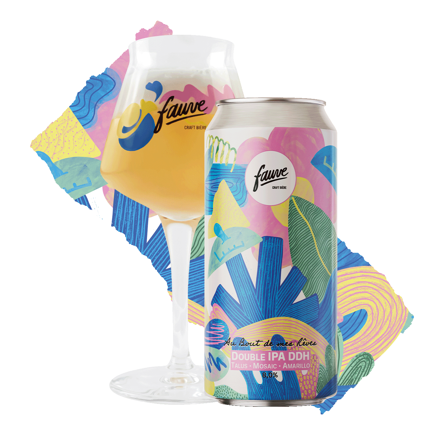 Fauve Au Bout de mes Rêves double IPA boks 44 cl