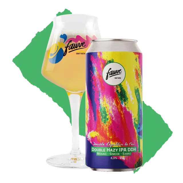 Fauve Double Rejaillir le Feu øl boks 44cL dobbel