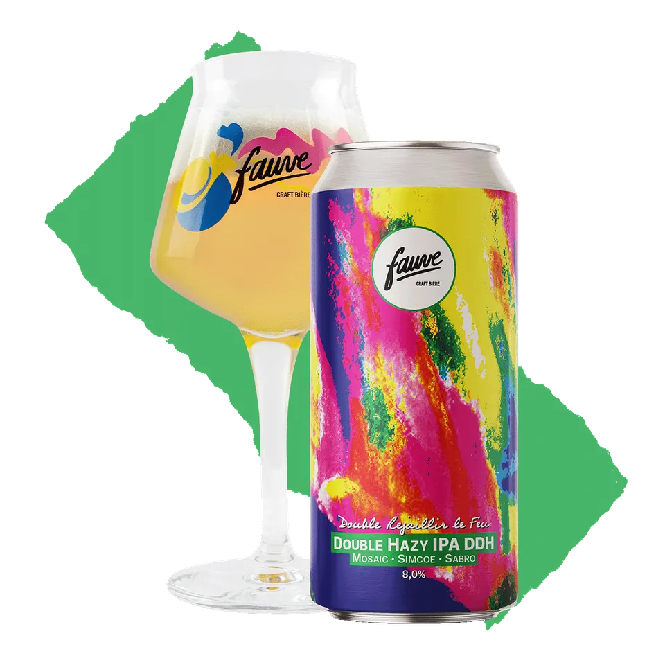 Fauve Double Rejaillir le Feu øl boks 44cL dobbel