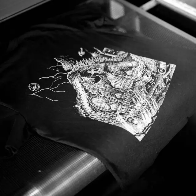 Unbarred Stoutzilla T-skjorte large vintage