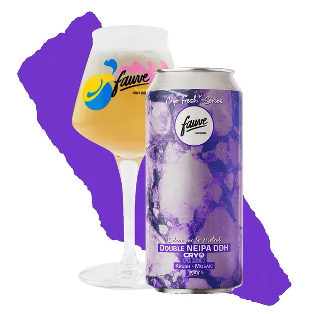 Fauve Enlacé par le Mistral dobbel NEIPA øl 44cl 7,8%