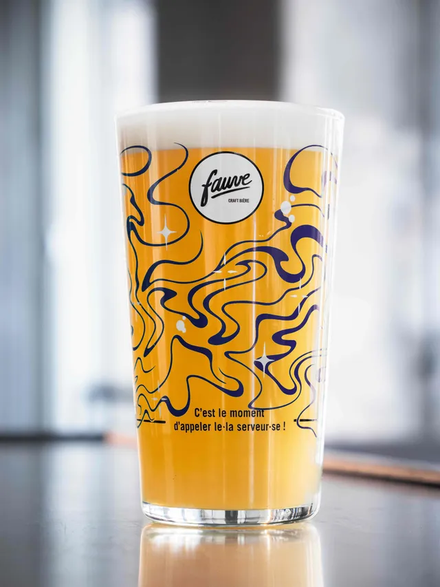 Fauve Conical ølglass 50cl lilla pint