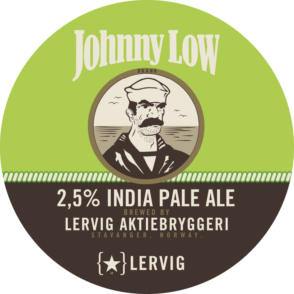 Lervig Johnny Low pils øl boks 330 ml alkoholfri