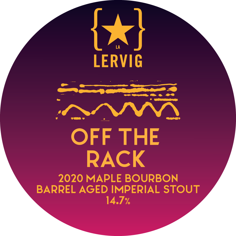 Lervig Off the Rack 2020 Maple Bourbon øl 33 cl boks fatpreget