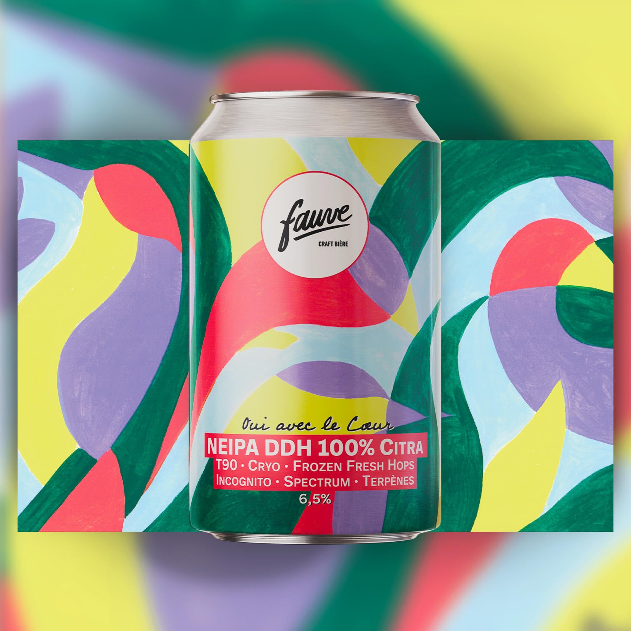 Fauve Oui avec le Cœur NEIPA øl boks 33cL citra