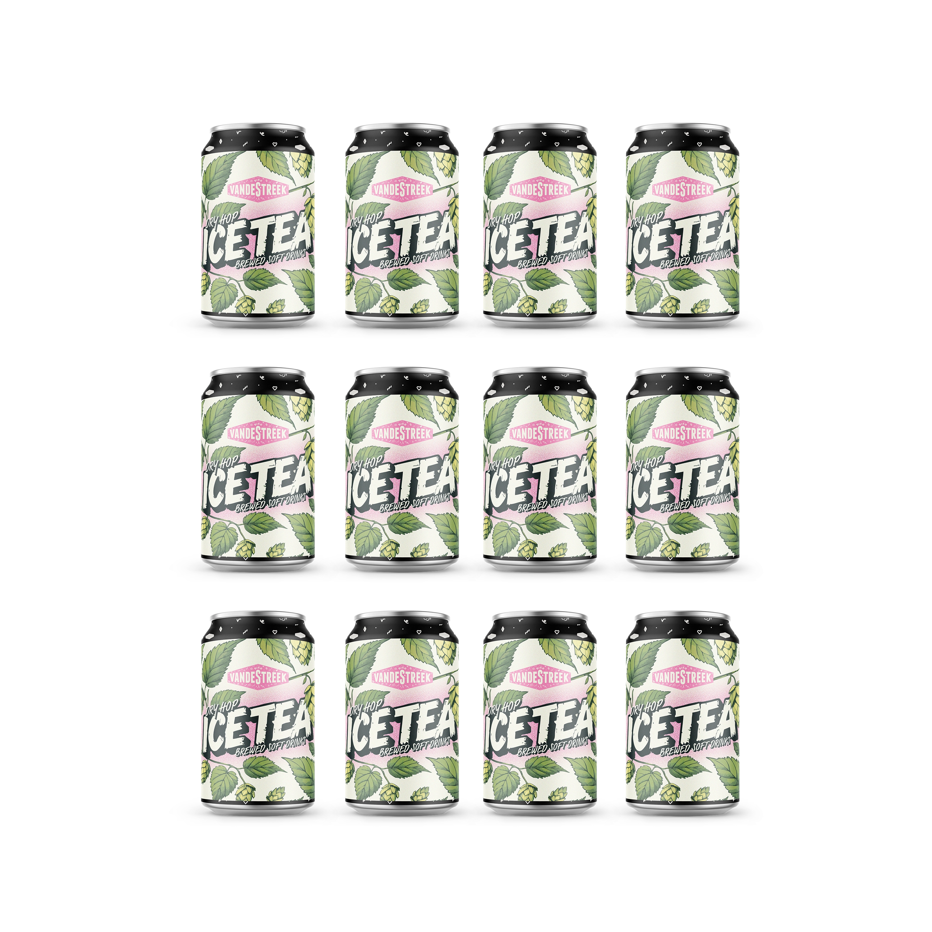 Vanderstreek Dry Hop Ice Tea boks 33cl grønn