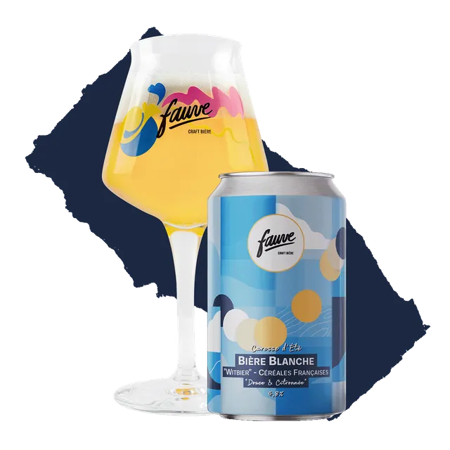 Fauve Caresse d’Été witbier boks 33cL 4,8% sitrus