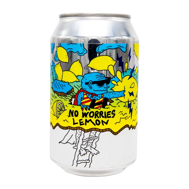 Lervig No Worries Lemon boks alkoholfri sitron