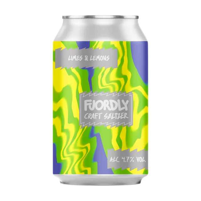 Lervig Fjordly Limes & Lemons seltzer 330 ml lime