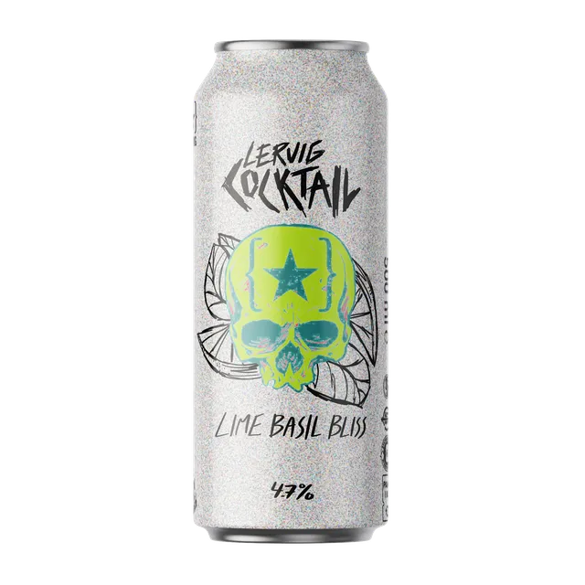 Lervig Cocktail Lime Basil Bliss surøl 33cl boks