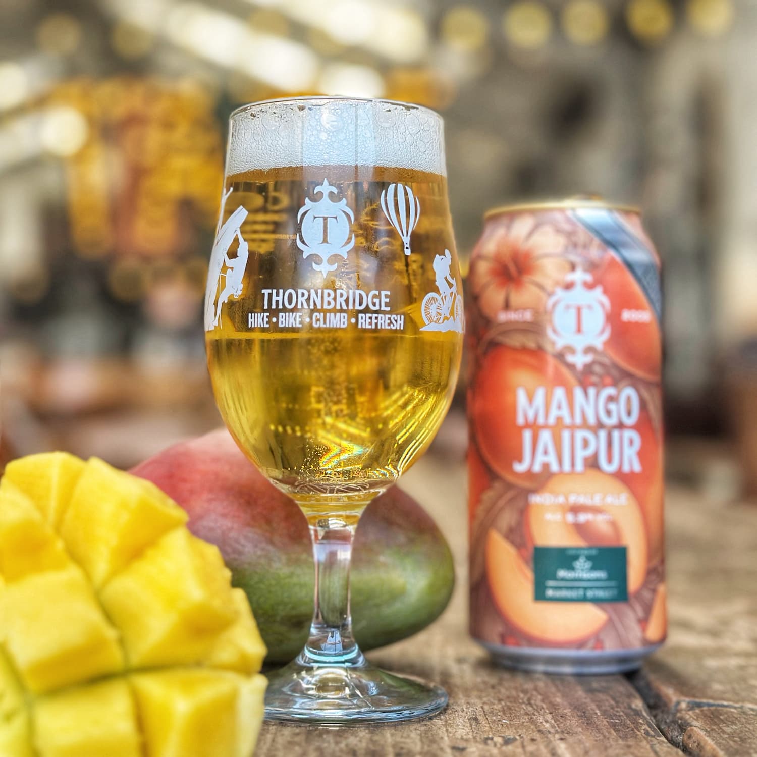 Thornbridge Mango Jaipur IPA øl 440 ml boks 5,9% mango