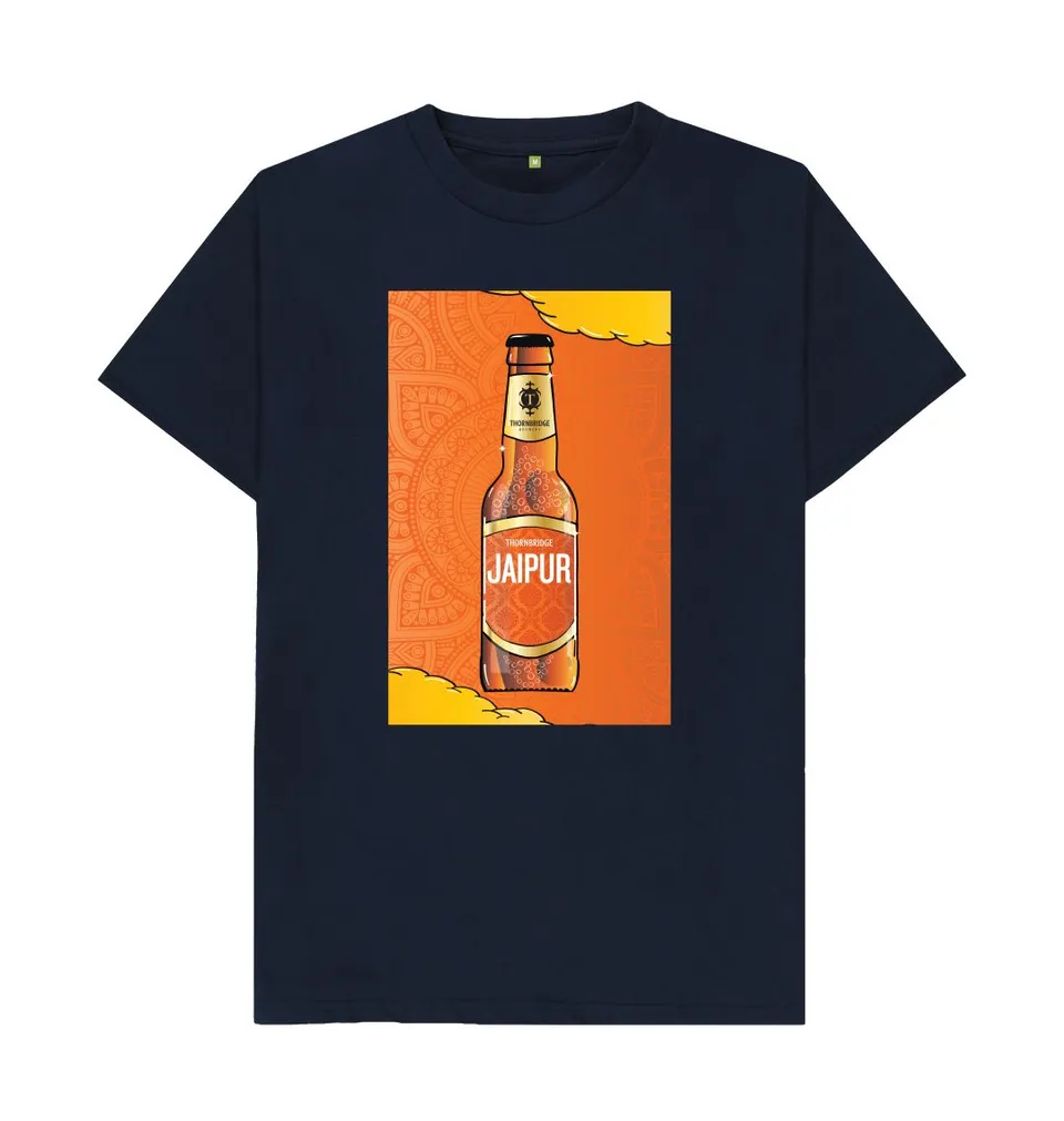 Thornbridge Jaipur TT Bottle t-skjorte hvit økologisk