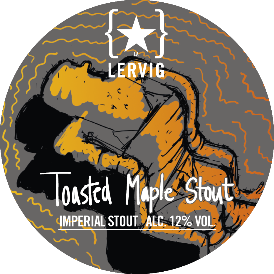 Lervig Toasted Maple Stout øl boks 330 ml lønnesirup