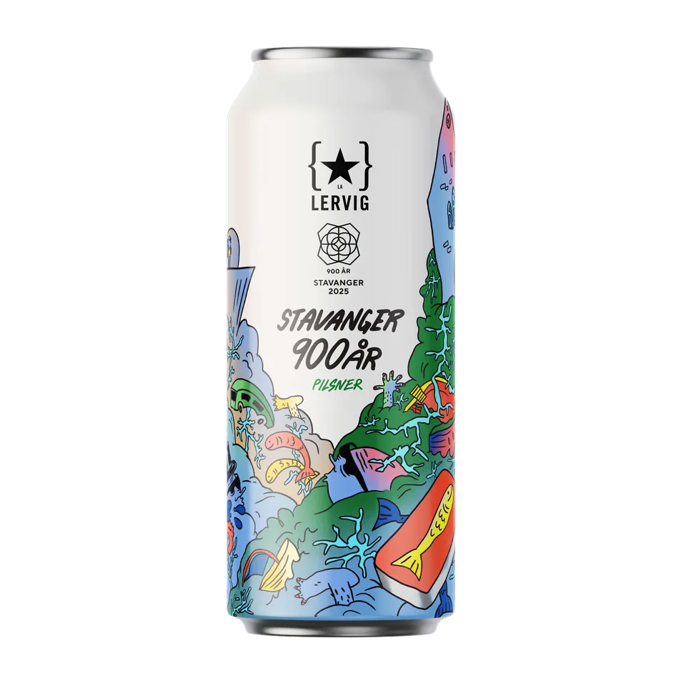 Lervig Stavanger 900 År pilsner boks