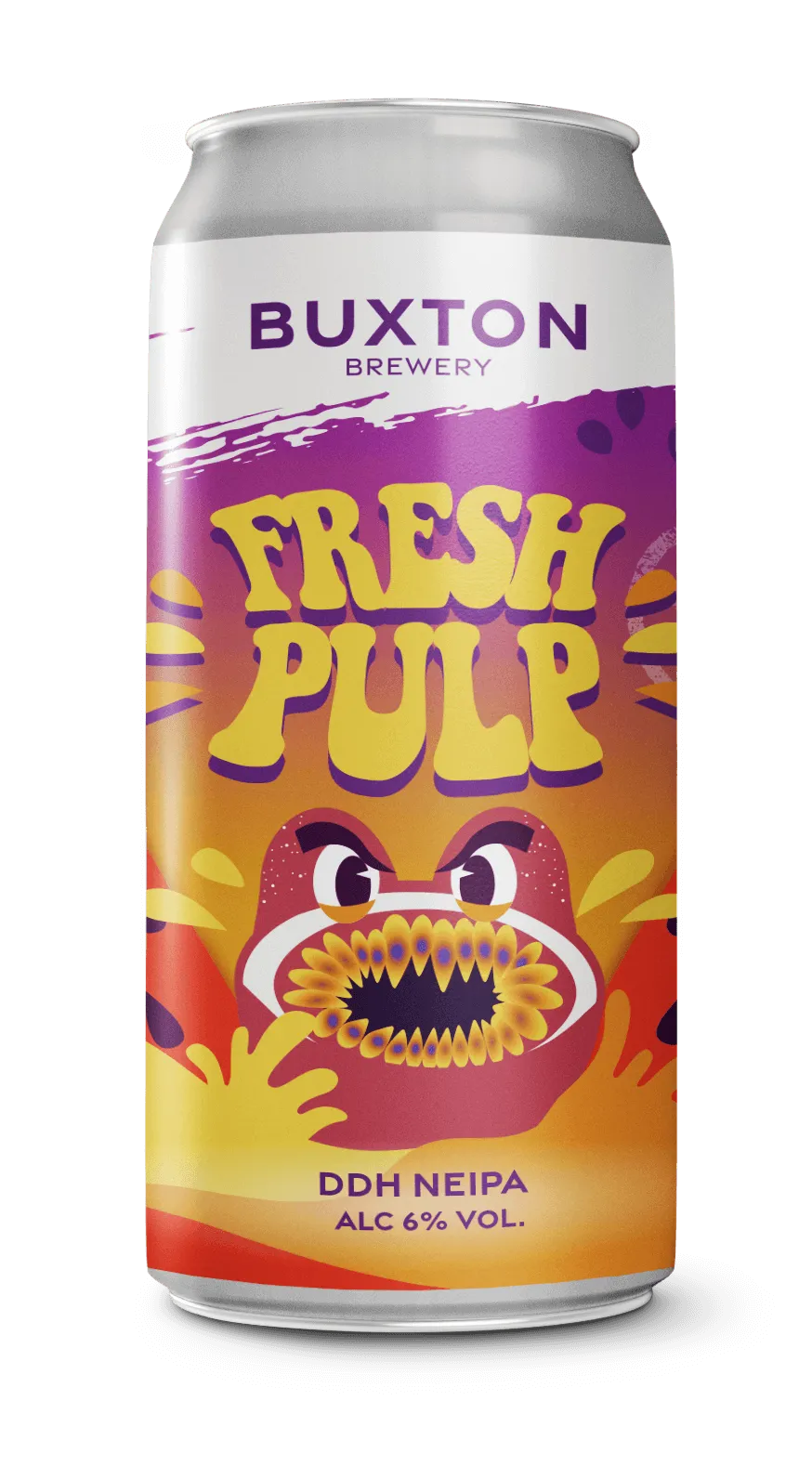 Buxton Fresh Pulp DDH NEIPA øl boks tropisk