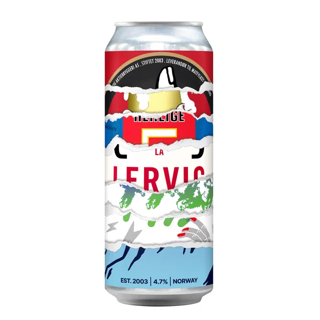 Lervig 20 år Jubileumsbrygg øl boks ferskt