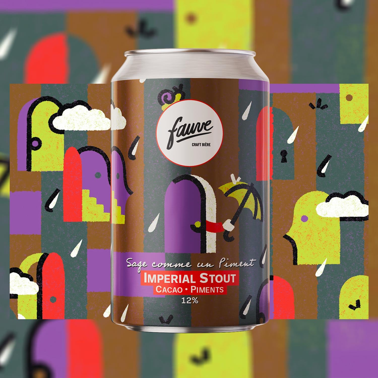 Fauve Sage comme un Piment stout boks 33cl 12%