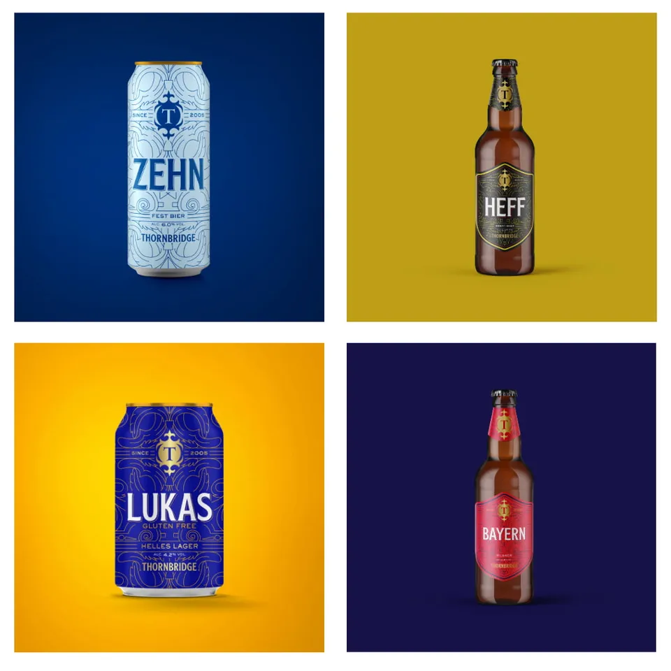 Thornbridge Oktoberfest Beer Hall ølkasse 12 boks tysk