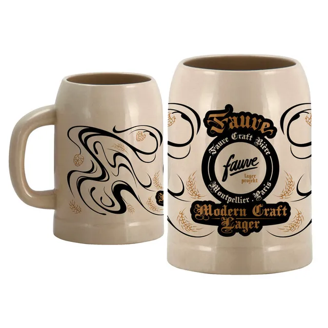 Fauve Steinkrug Collector Oktoberfest krus 50cl steintøy
