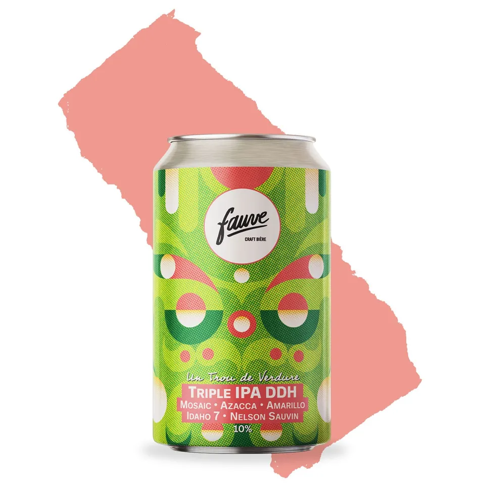 Fauve Un Trou de Verdure triple IPA øl boks 33cL 10%