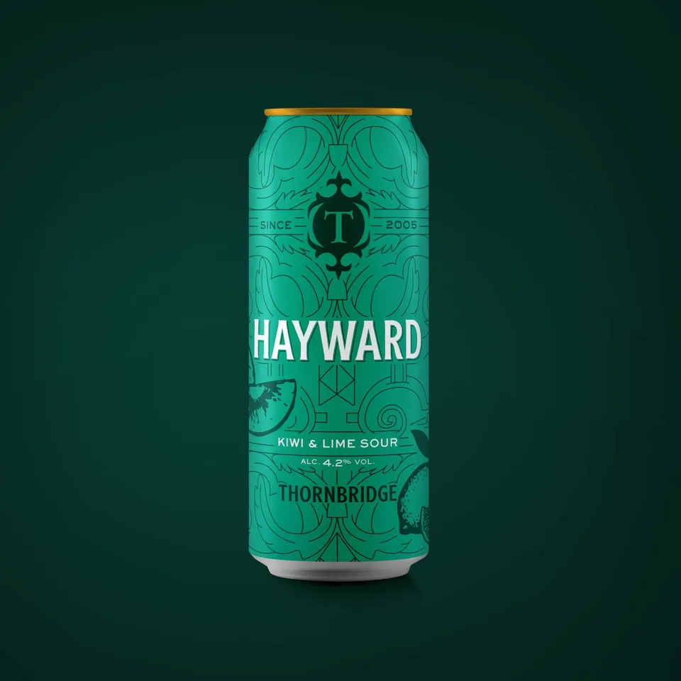 Thornbridge Hayward sour øl boks 440 ml 4,2 prosent