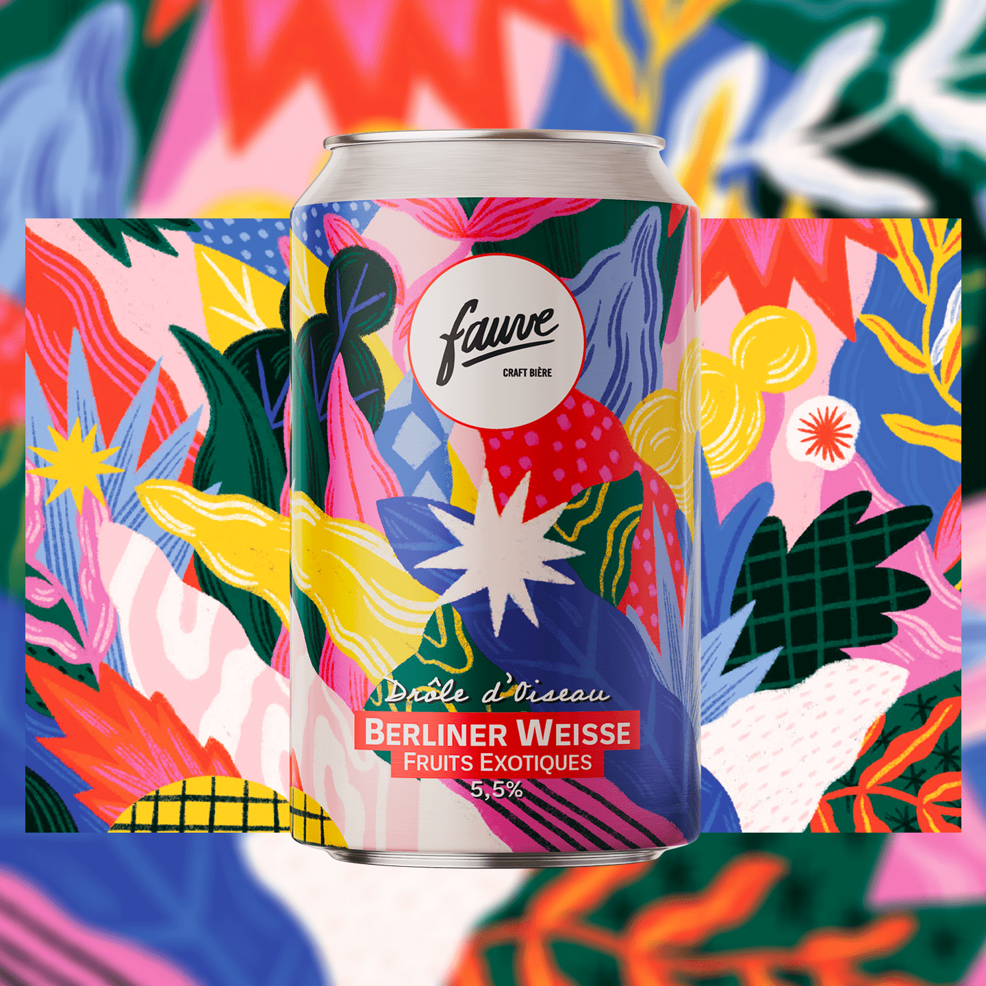Fauve Drôle d'Oiseau berliner weisse boks 33cL 5,5 %