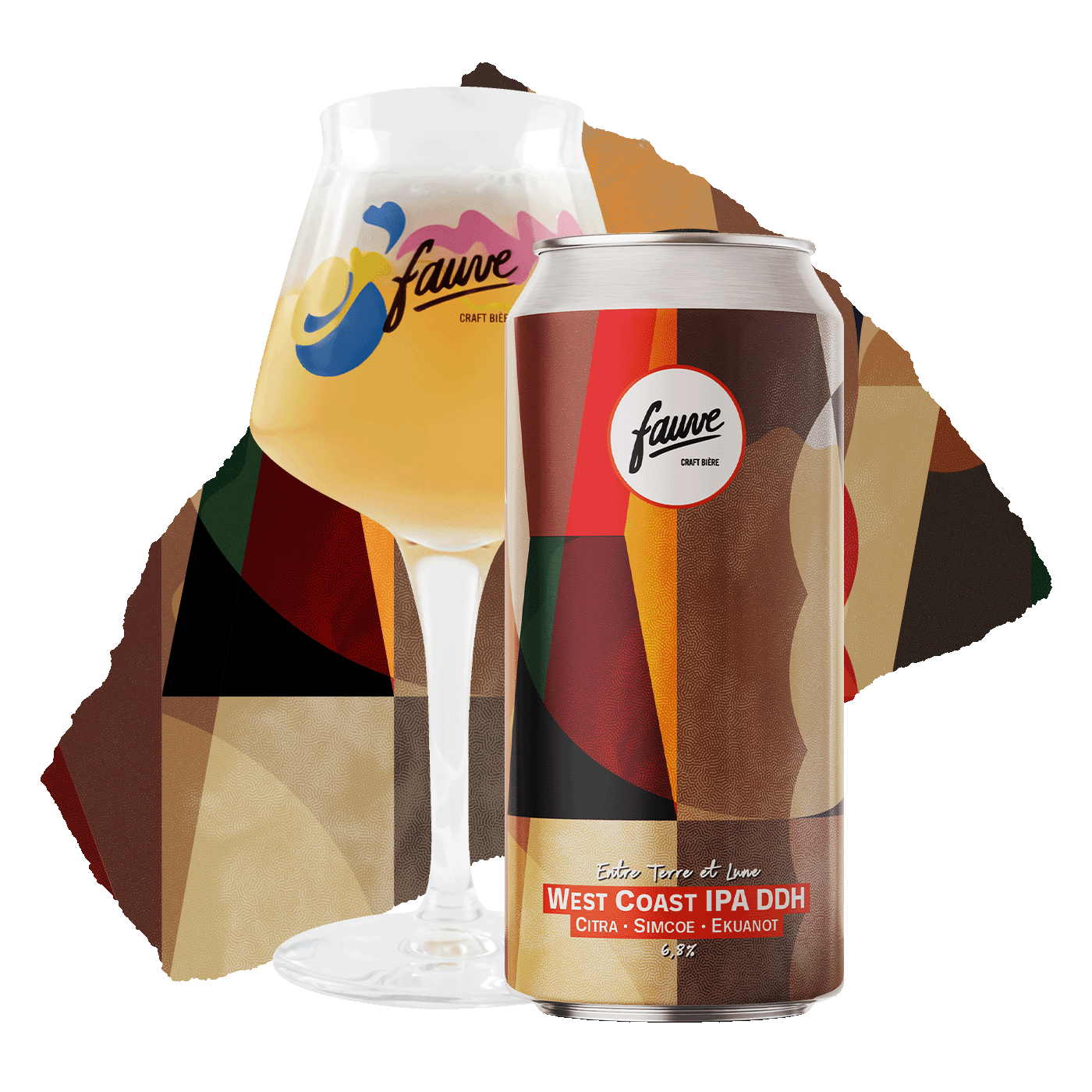 Fauve Entre Terre et Lune West Coast IPA øl boks 44cl DDH