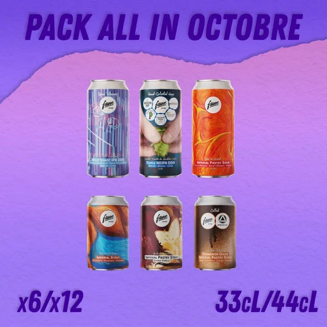 Fauve All In Octobre 2026 ølkasse 6 bokser humlefrisk