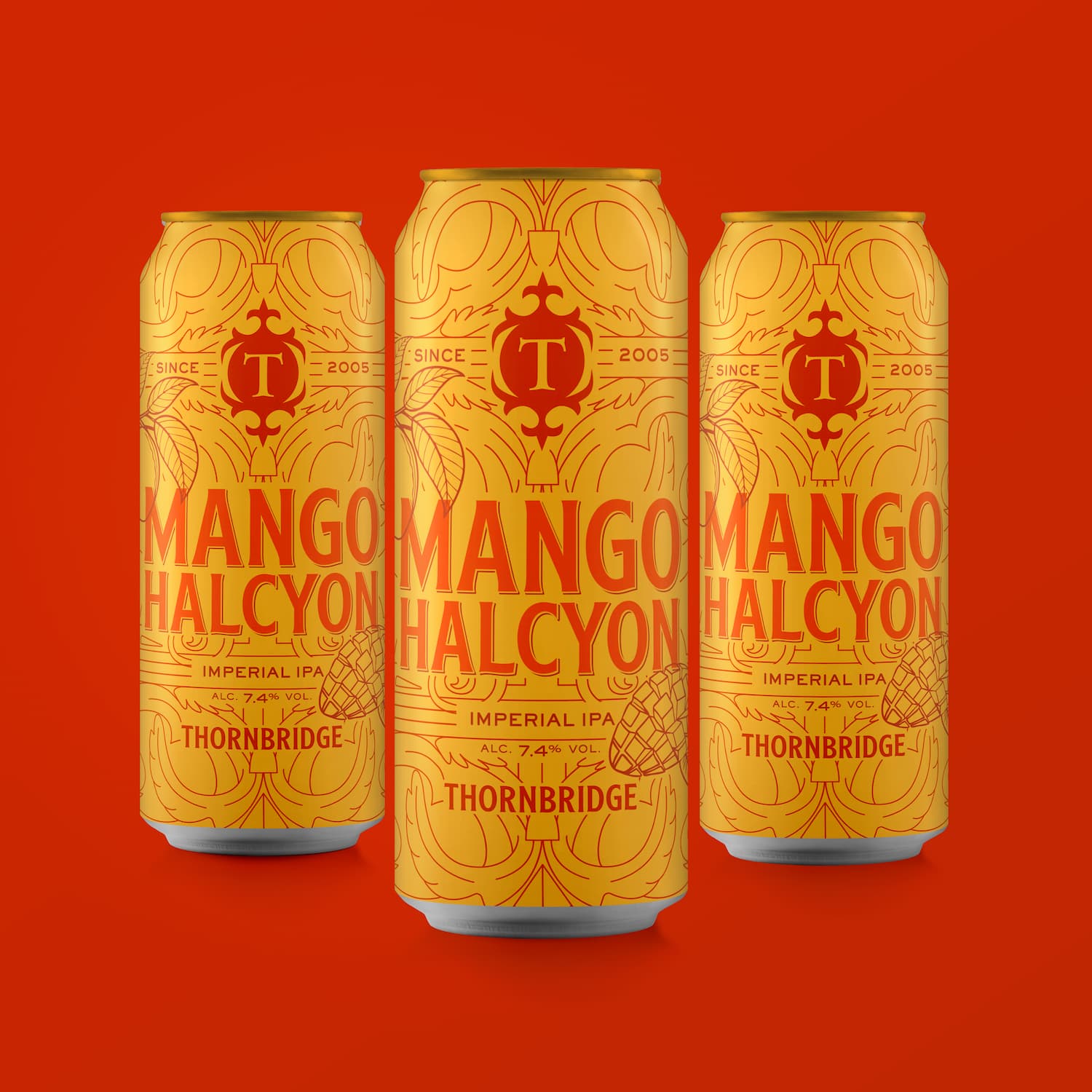 Thornbridge Halcyon Mango imperial IPA boks 7,4% fruktig