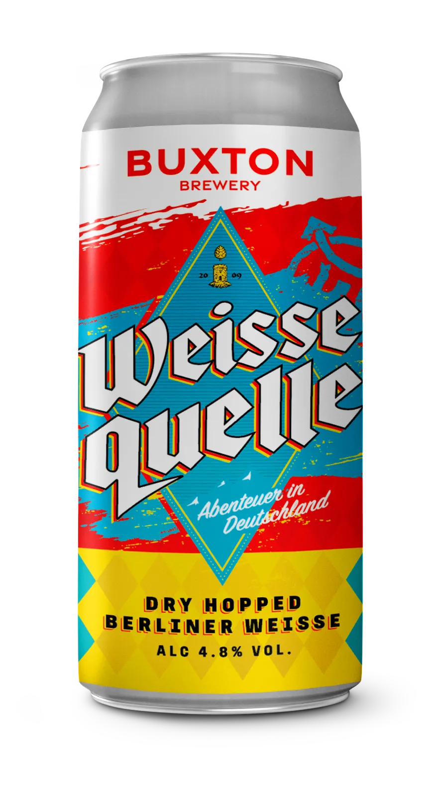 Buxton Weisse Quelle sour øl boks sitrus